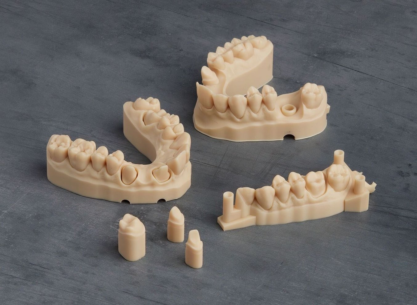 Restorative dental models printed on a Formlabs printer